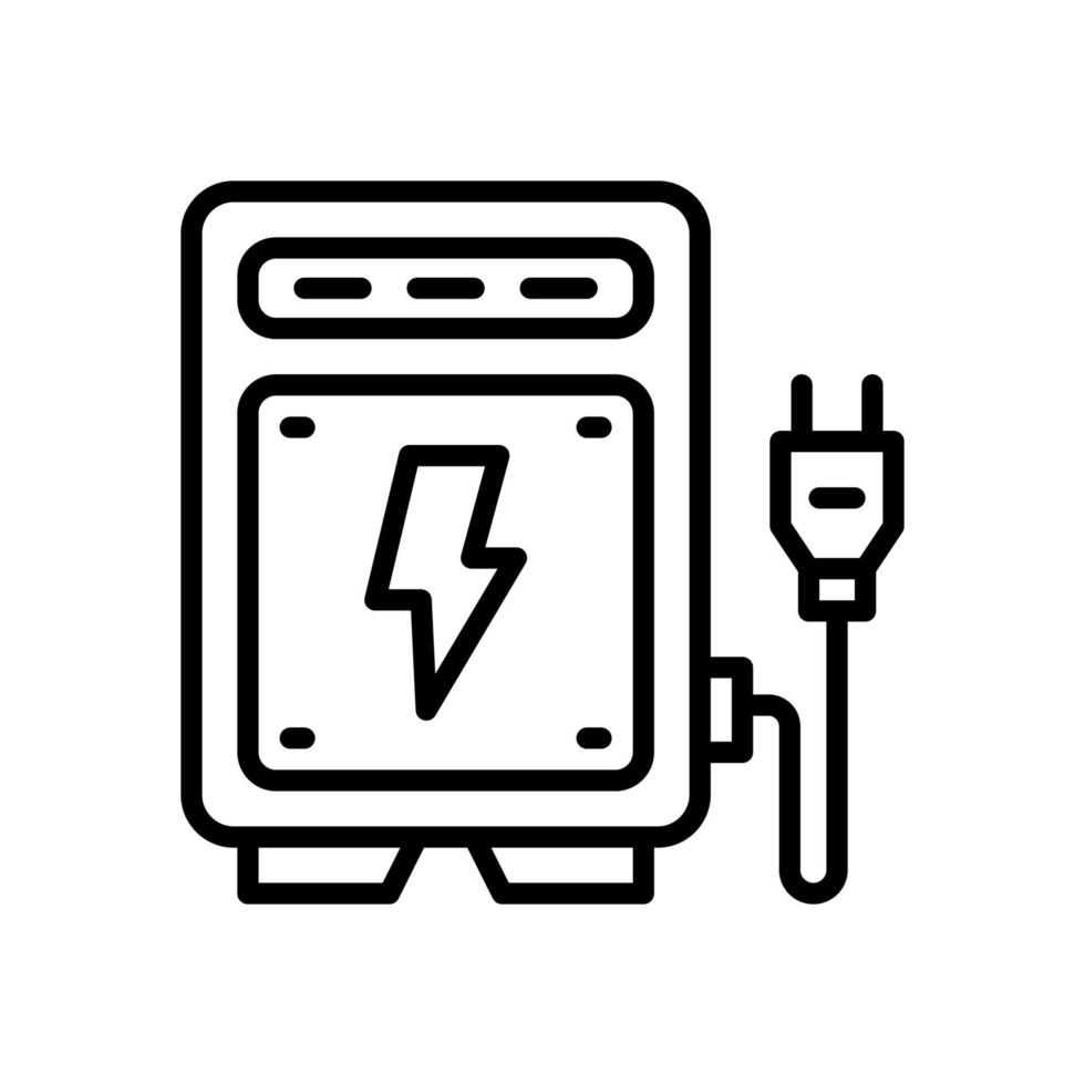 power supply icon for your website, mobile, presentation, and logo design. vector