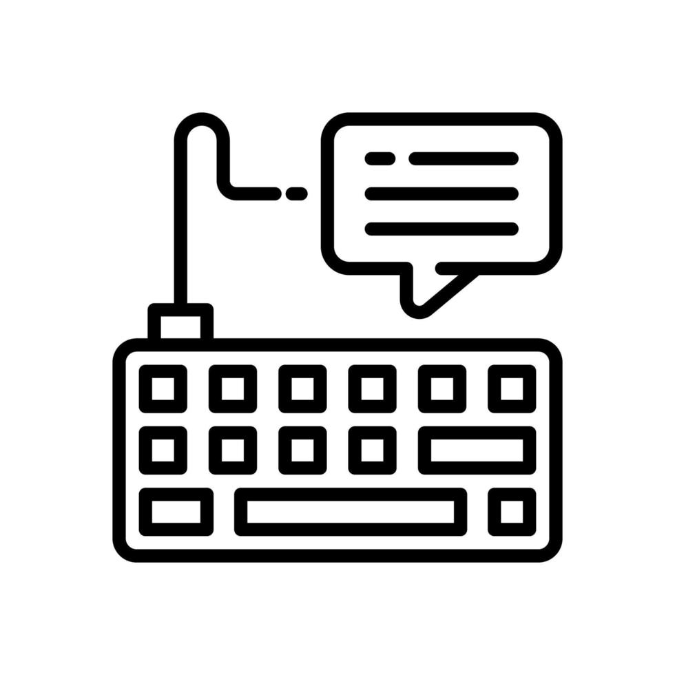 keyboard icon for your website, mobile, presentation, and logo design. vector