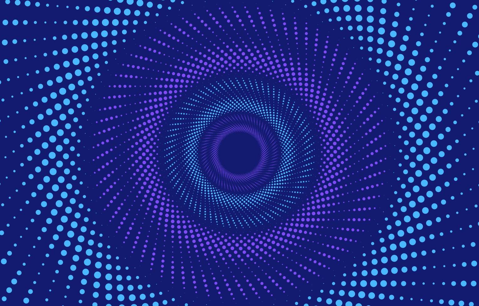 Round Frame Halftone Background vector