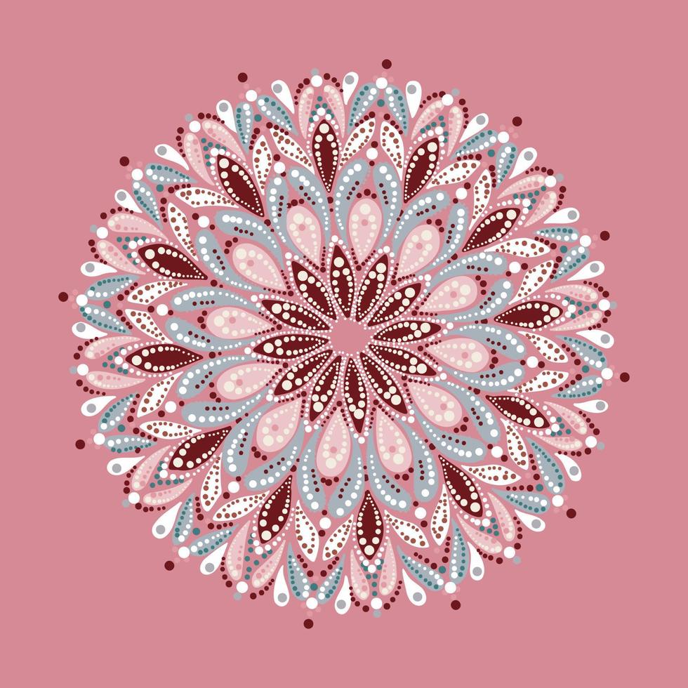round rosette pattern vector sketch 19139221 Vector Art at Vecteezy