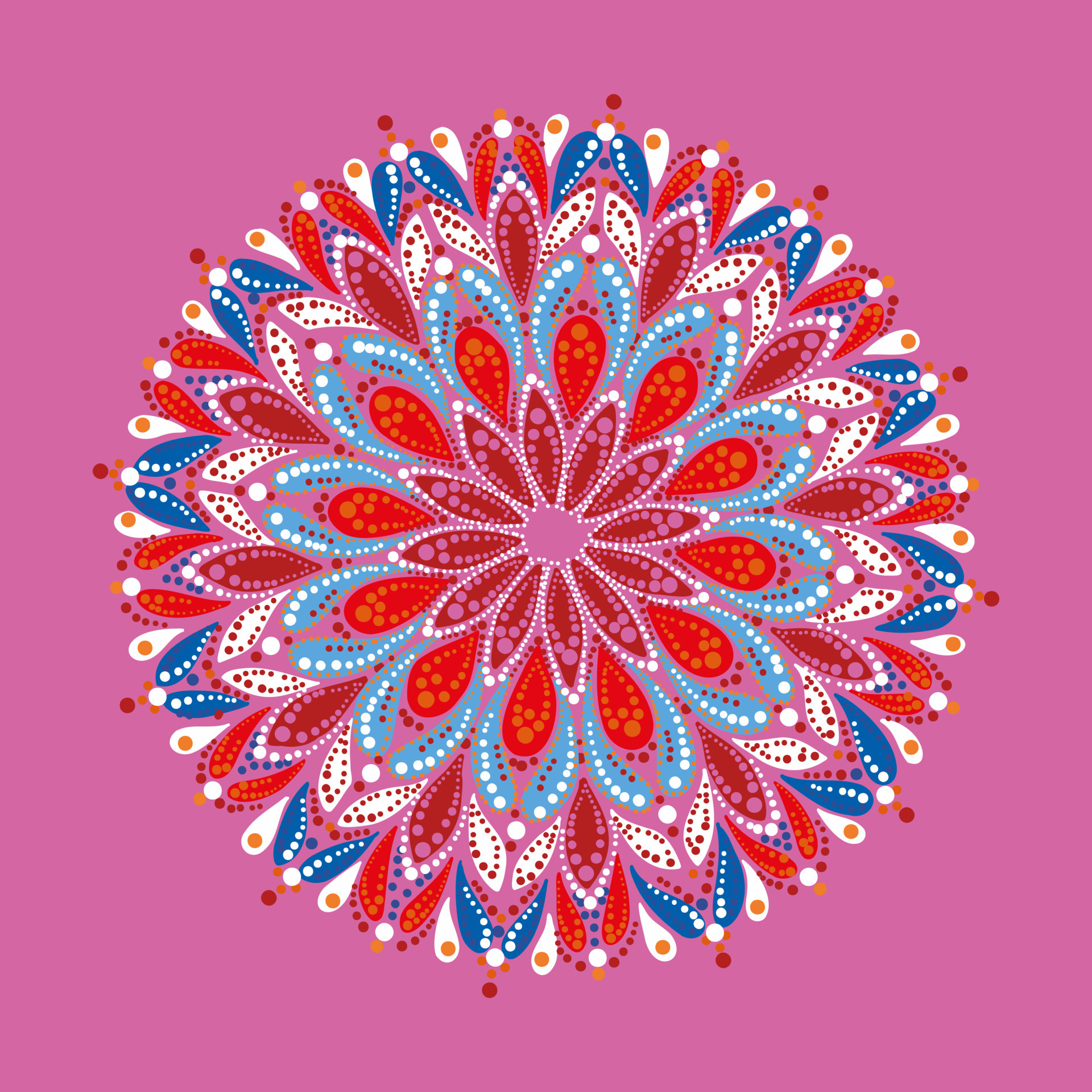 round rosette pattern vector sketch 19139585 Vector Art at Vecteezy