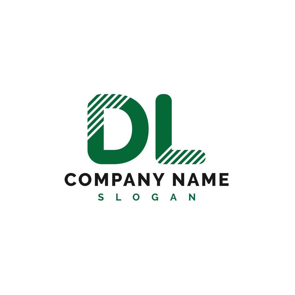 DL Letter Logo Design. DL letter logo Vector Illustration - Vector