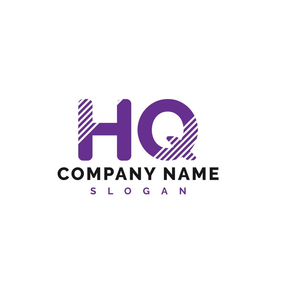 HQ Letter Logo Design. HQ letter logo Vector Illustration - Vector