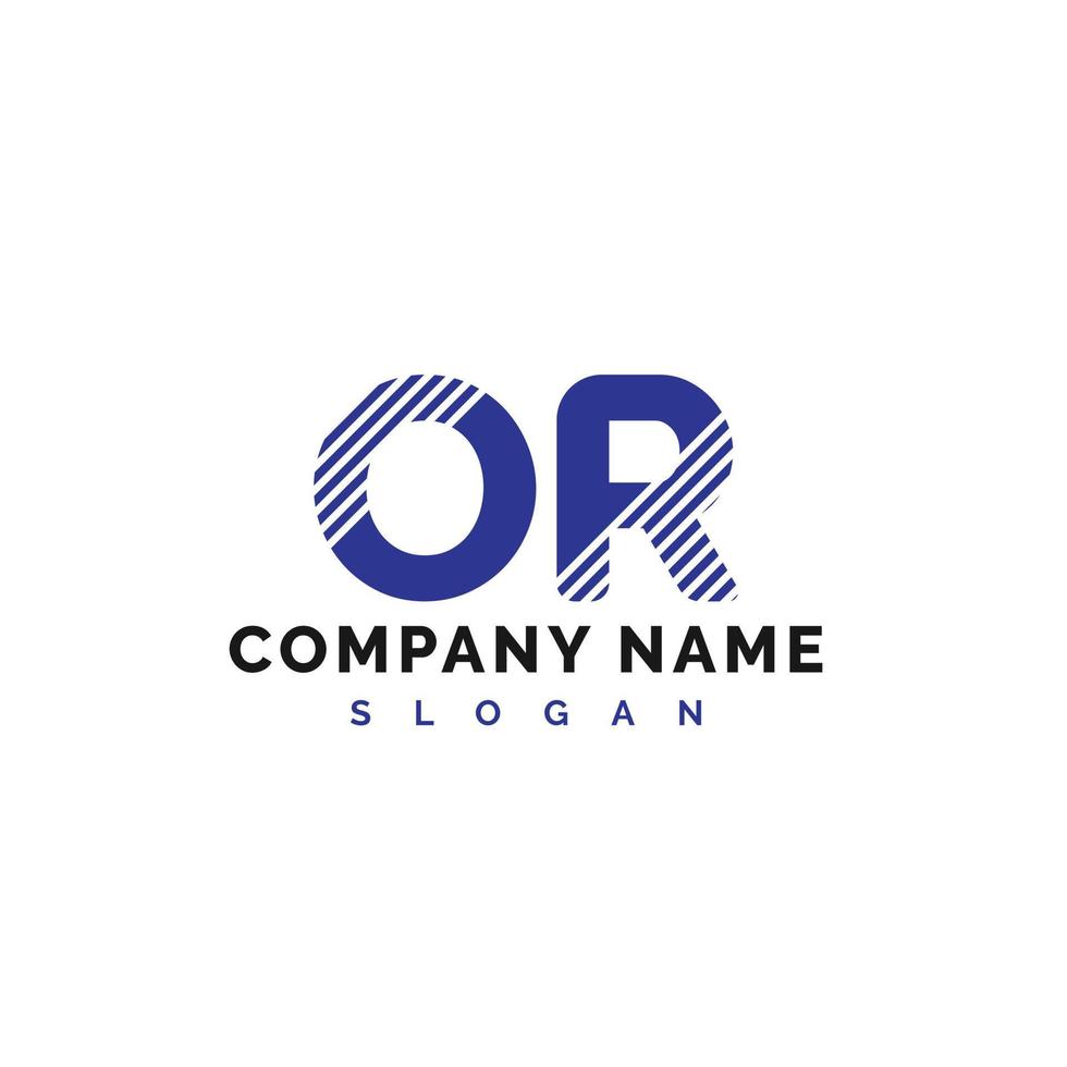 OR Letter Logo Design. OR letter logo Vector Illustration - Vector
