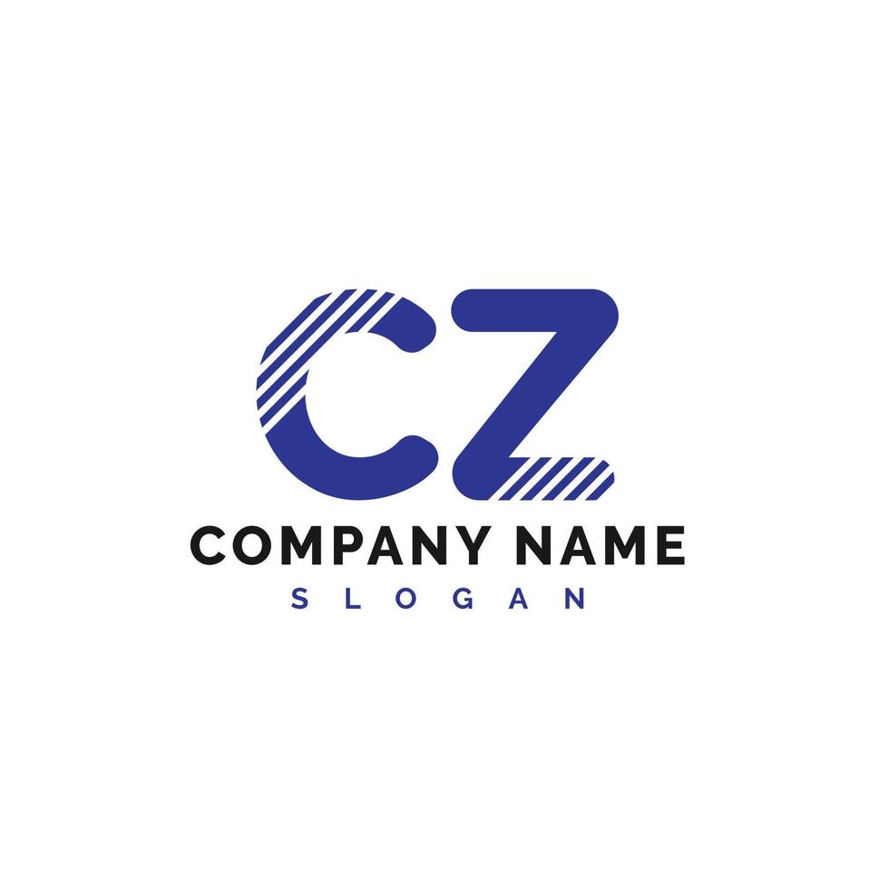 CZ Letter Logo Design. CZ letter logo Vector Illustration - Vector
