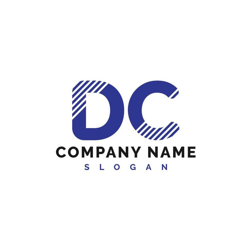 DC Letter Logo Design. DC letter logo Vector Illustration - Vector