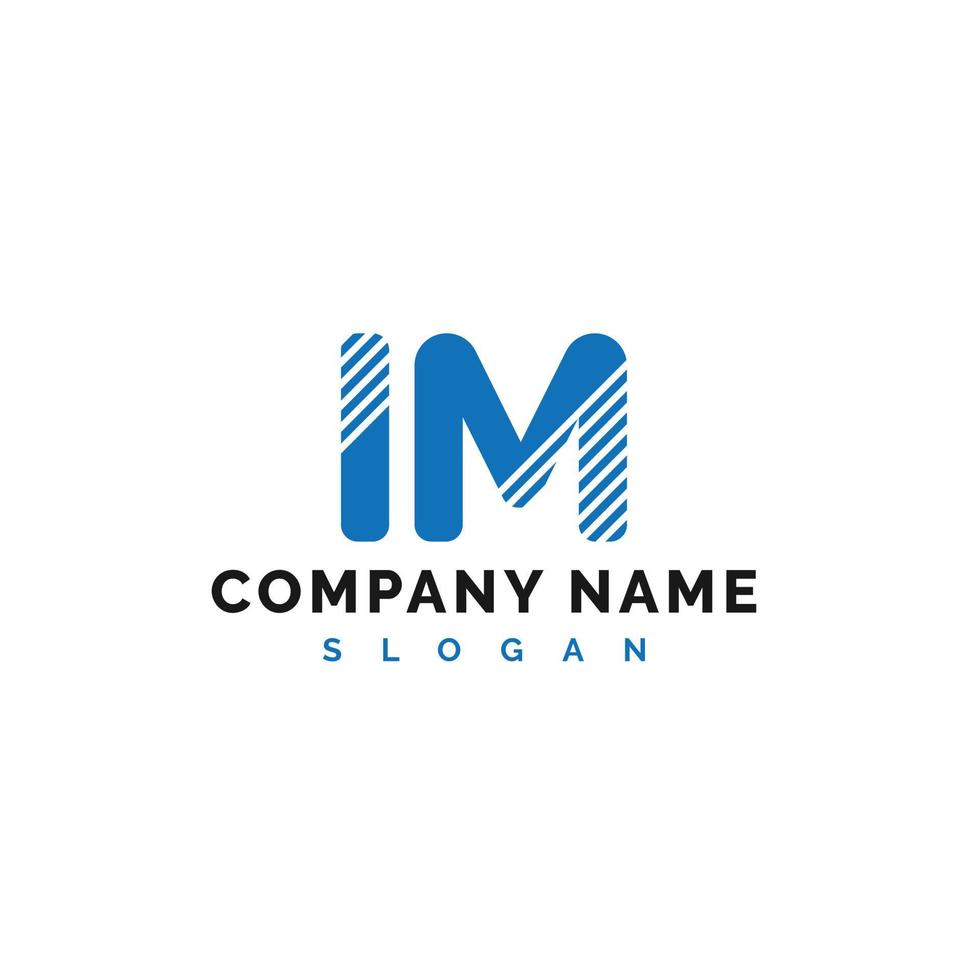 IM Letter Logo Design. IM letter logo Vector Illustration - Vector