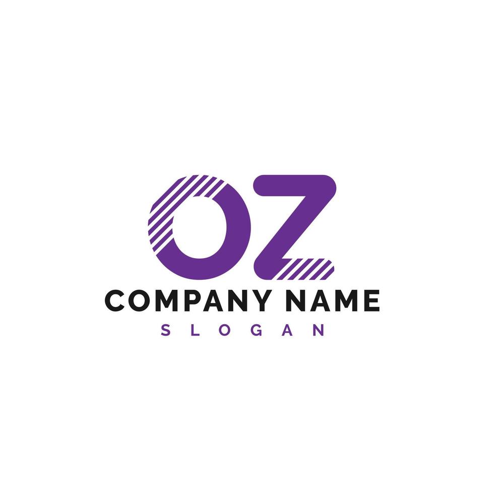 OZ Letter Logo Design. OZ letter logo Vector Illustration - Vector