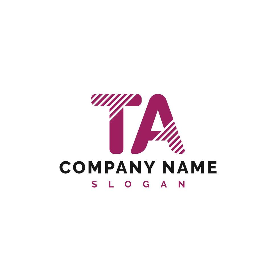 TA Letter Logo Design. TA letter logo Vector Illustration - Vector