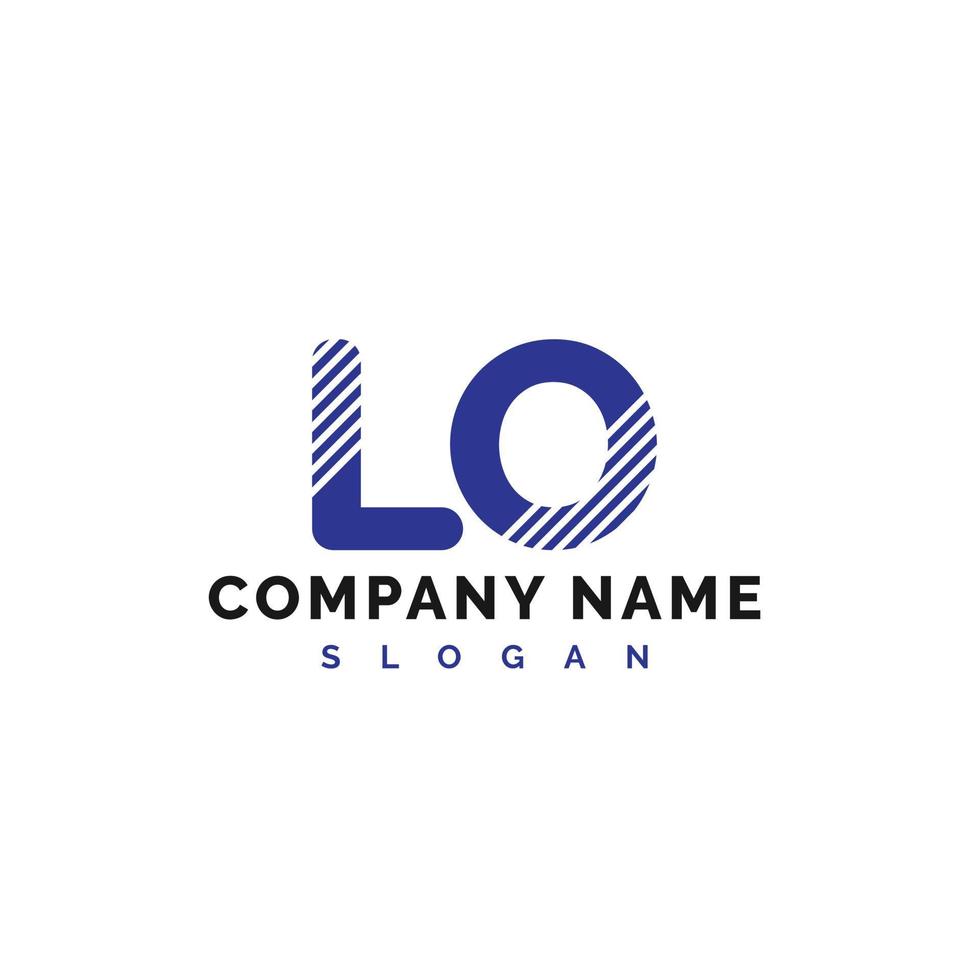 LO Letter Logo Design. LO letter logo Vector Illustration - Vector