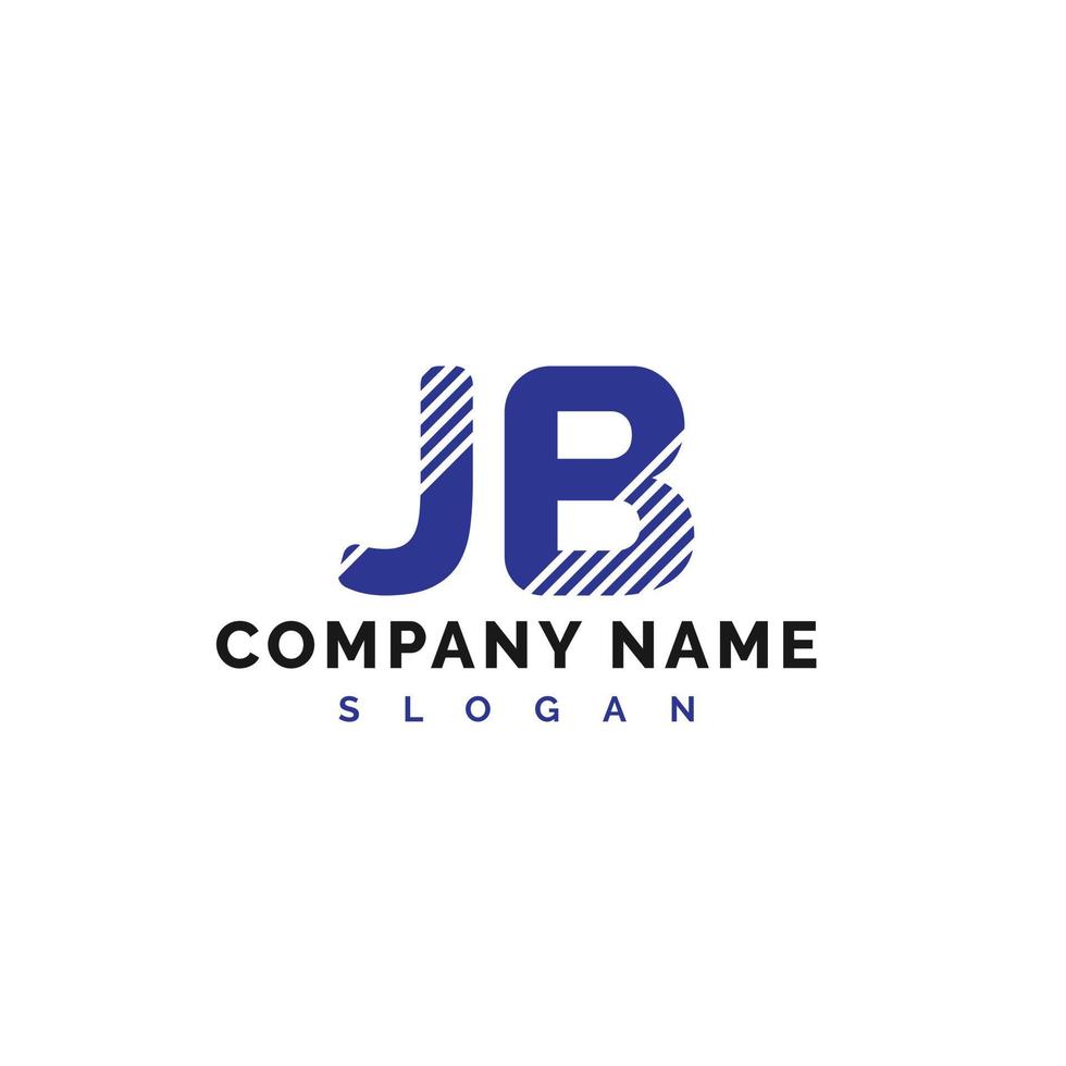 diseño del logotipo de la letra jb. Ilustración de vector de logotipo de letra jb - vector