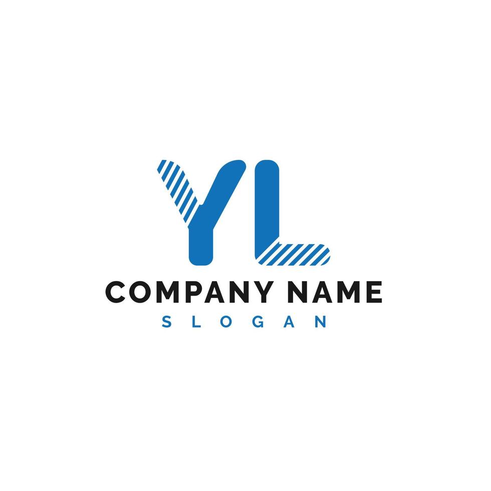 YL Letter Logo Design. YL Letter Logo Vector Illustration - Vector
