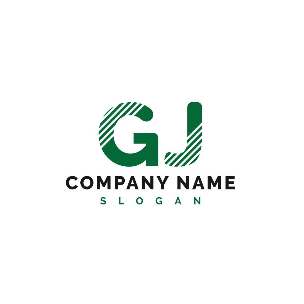 GJ Letter Logo Design. GJ letter logo Vector Illustration - Vector