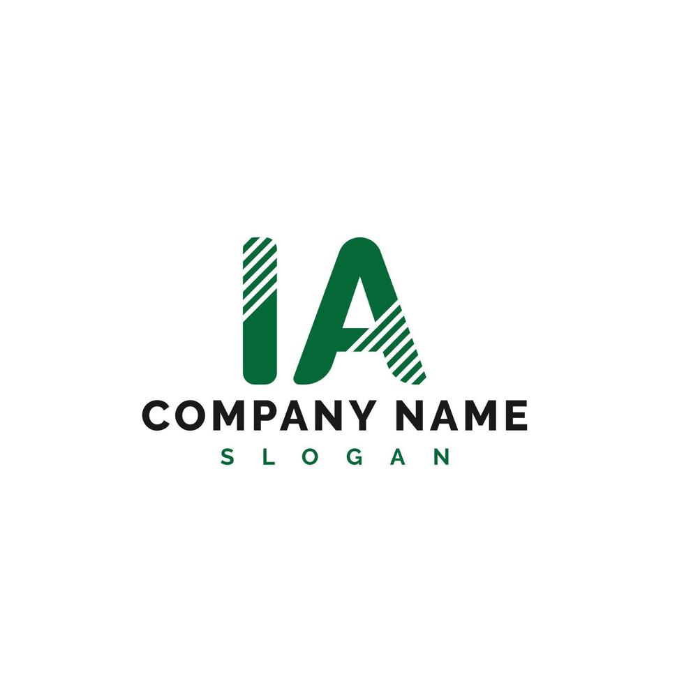 IA Letter Logo Design. IA letter logo Vector Illustration - Vector