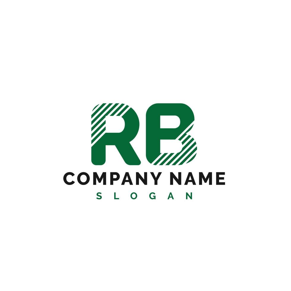 RB Letter Logo Design. RB letter logo Vector Illustration - Vector