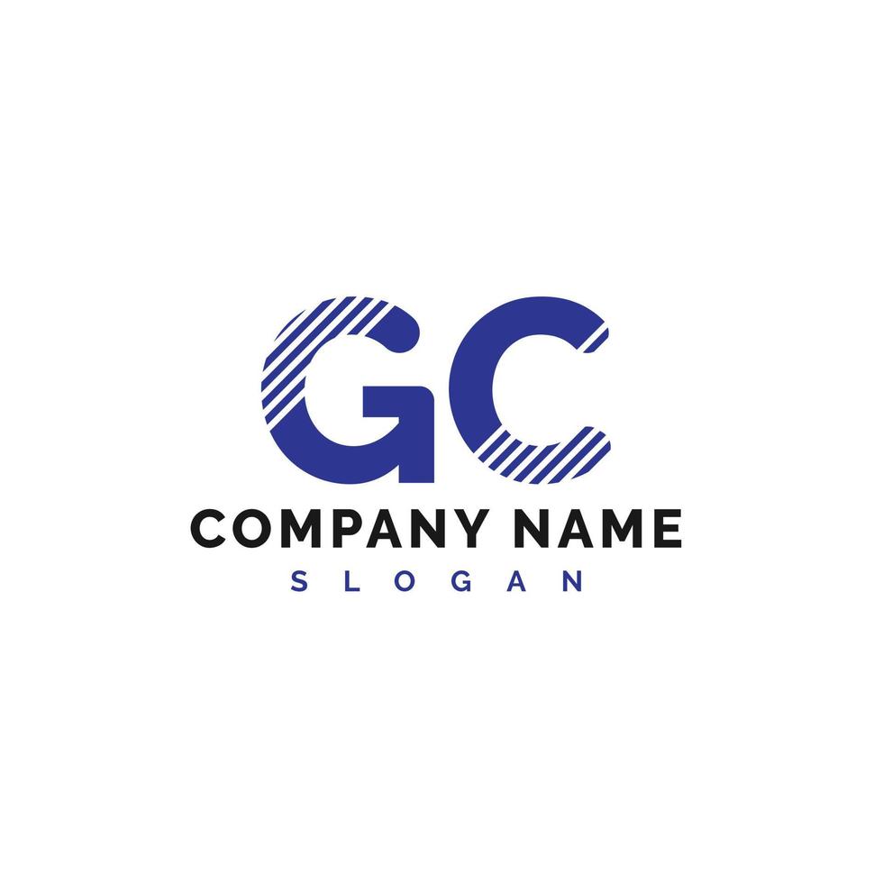 GC Letter Logo Design. GC letter logo Vector Illustration - Vector