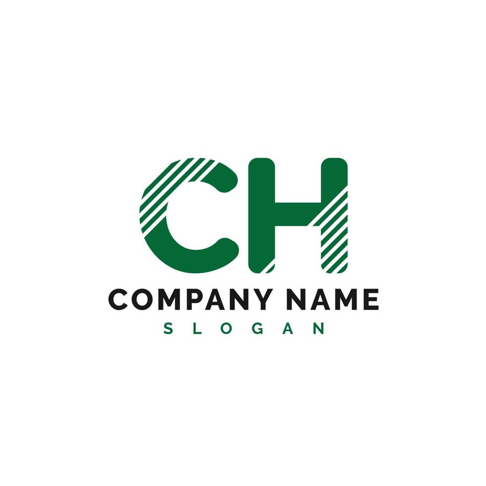 CH Letter Logo Design. CH letter logo Vector Illustration - Vector