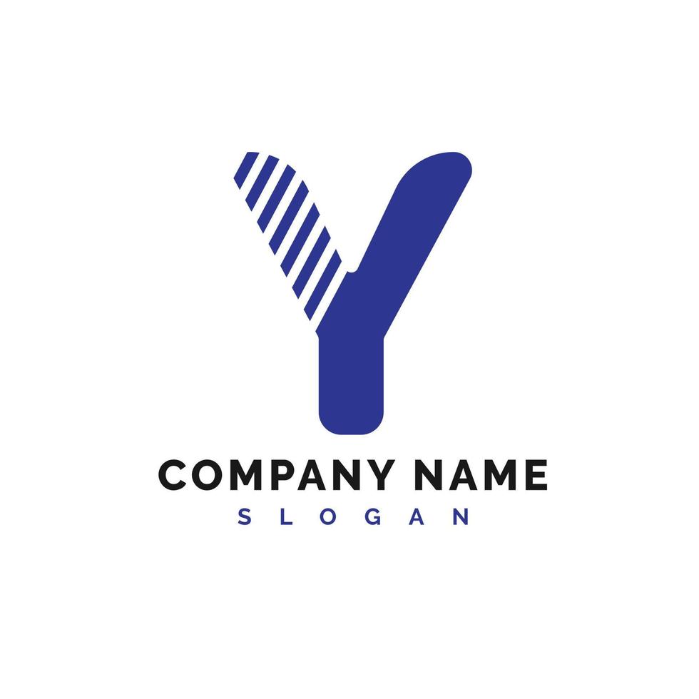 Y Logo Design. Y Letter Logo Icon Vector Illustration - Vector