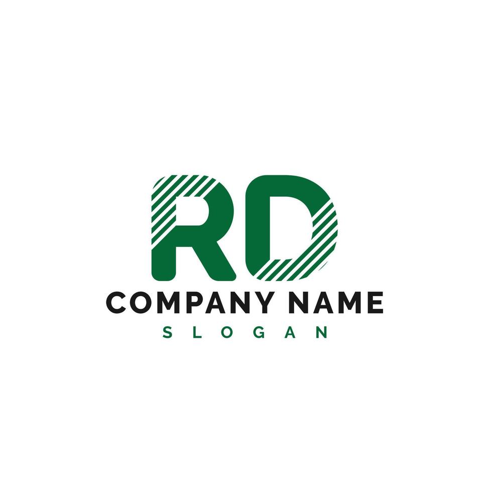 RD Letter Logo Design. RD letter logo Vector Illustration - Vector
