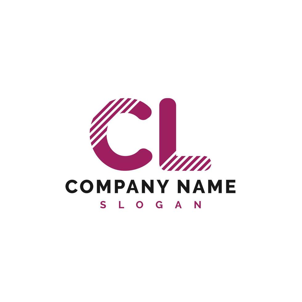 CL Letter Logo Design. CL letter logo Vector Illustration - Vector