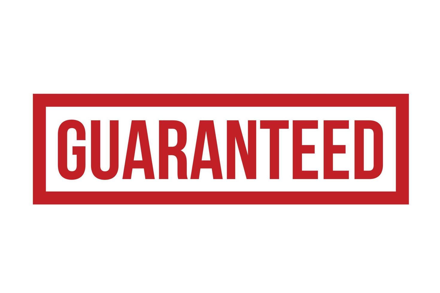 Guaranteed Rubber Stamp Seal - Vector