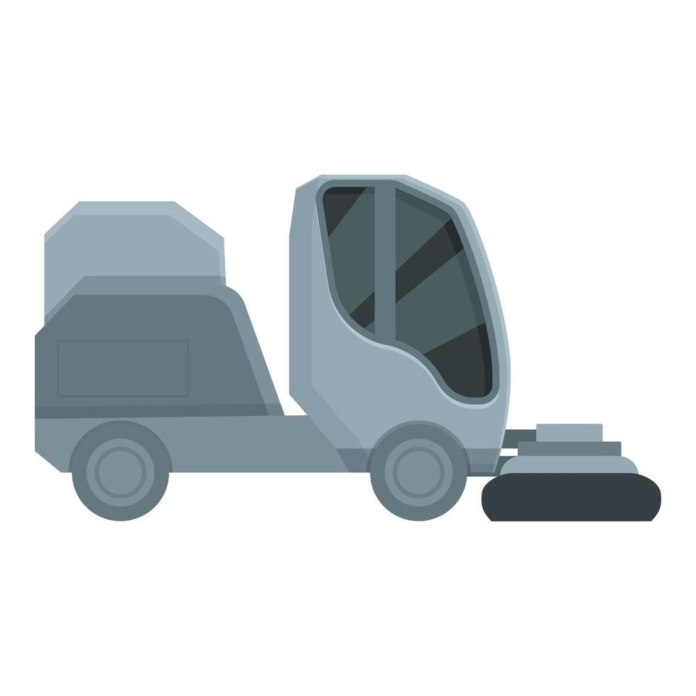 Sweeper icon cartoon vector. Street truck vector