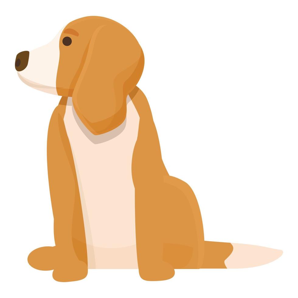 vector de dibujos animados de icono de perro de pie. cachorro de animal