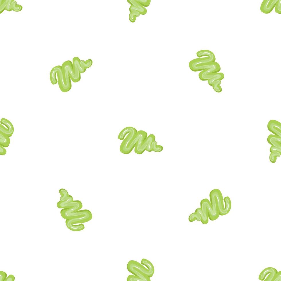 Green sauce pattern seamless vector