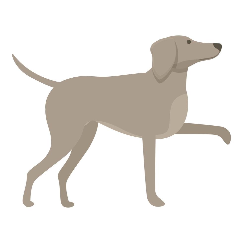 vector de dibujos animados de icono de mascota doméstica. animales galgo