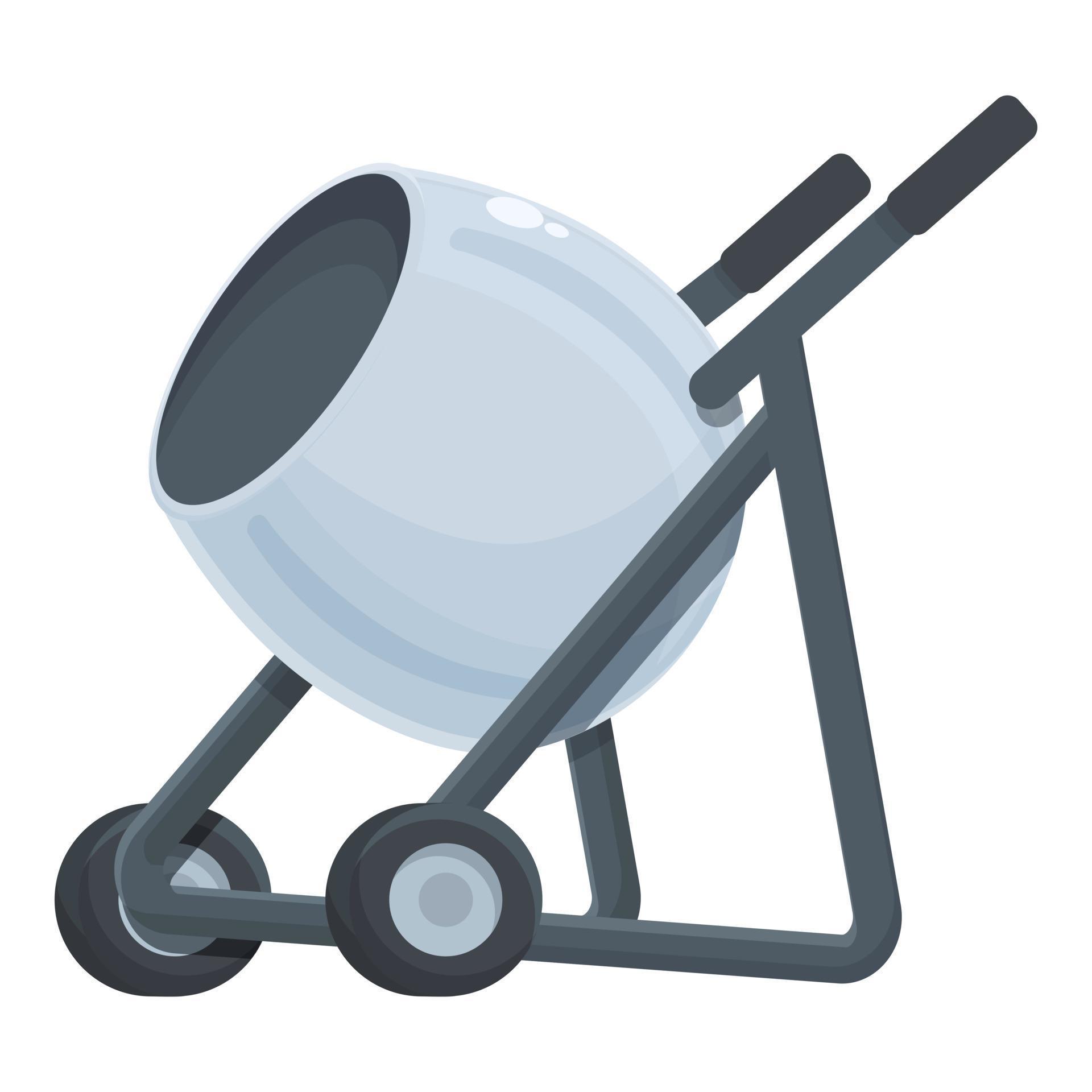 Texture mixer icon cartoon vector. Cement machine 19140800 Vector Art at Vecteezy