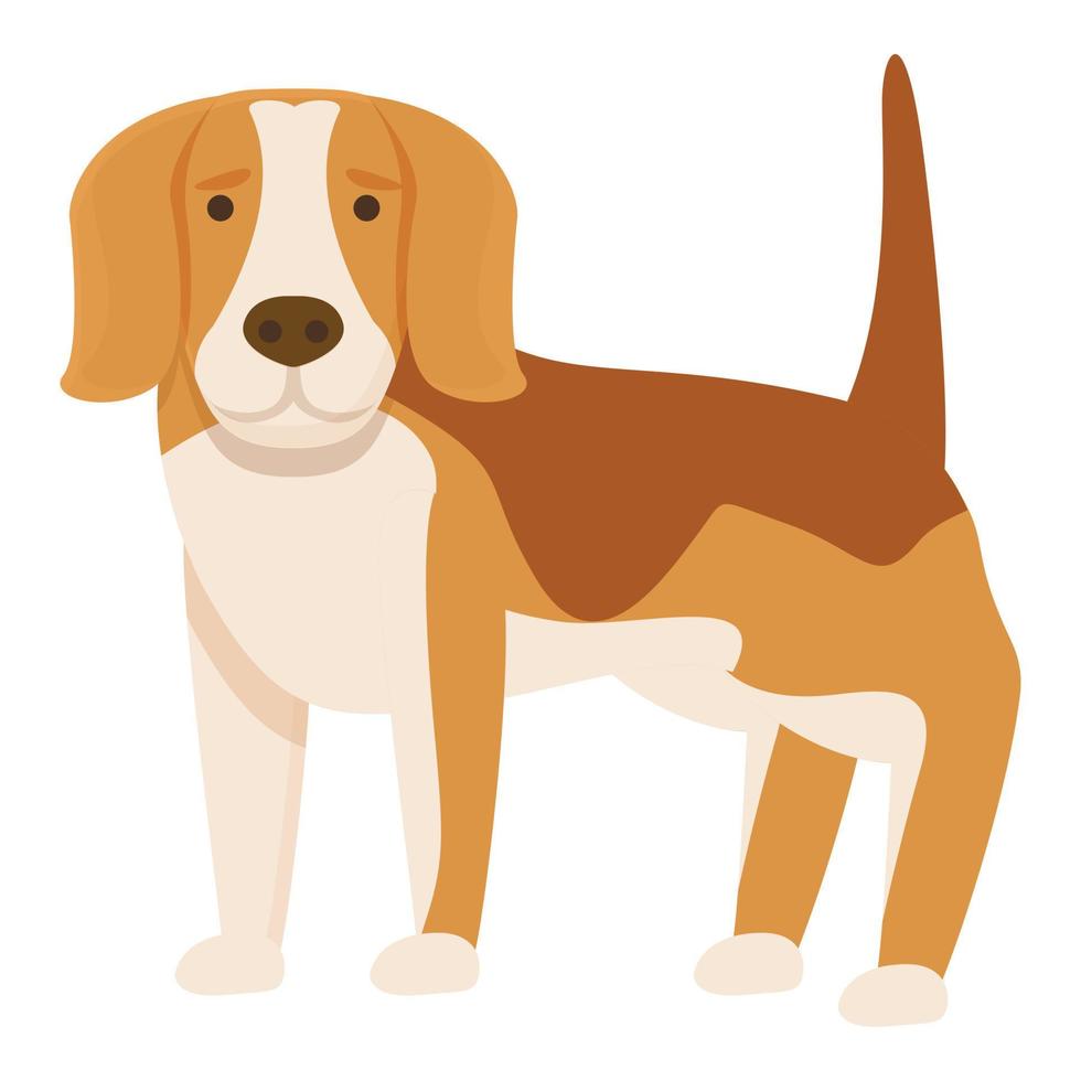 vector de dibujos animados de icono de pose de cachorro. perro animales