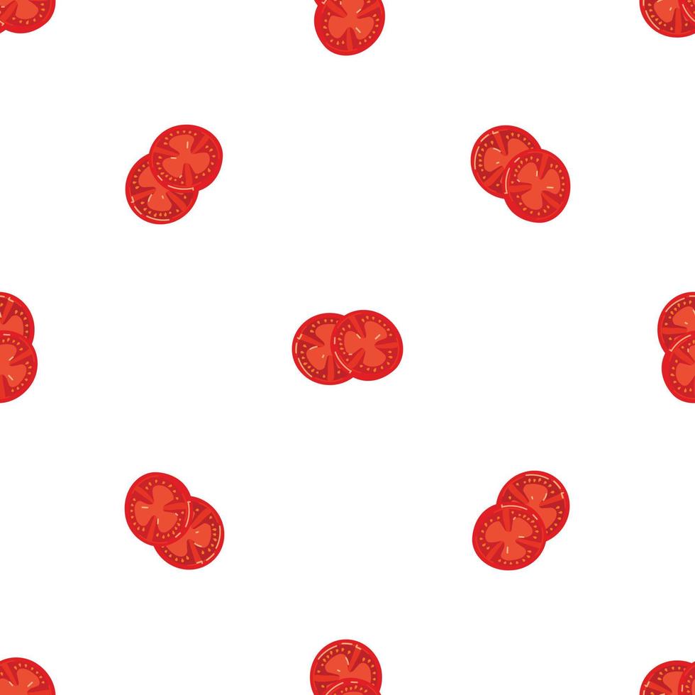 Burger tomato pattern seamless vector