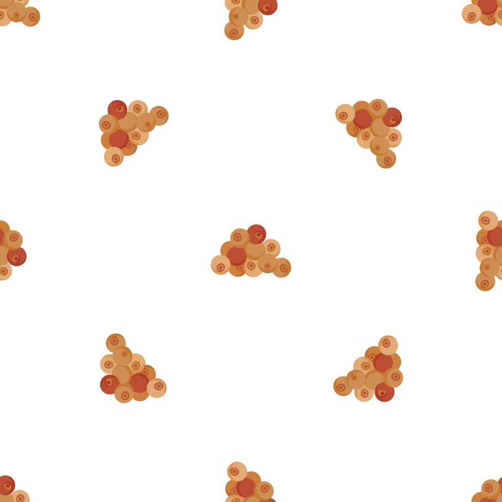 Winter fruit pattern seamless vector