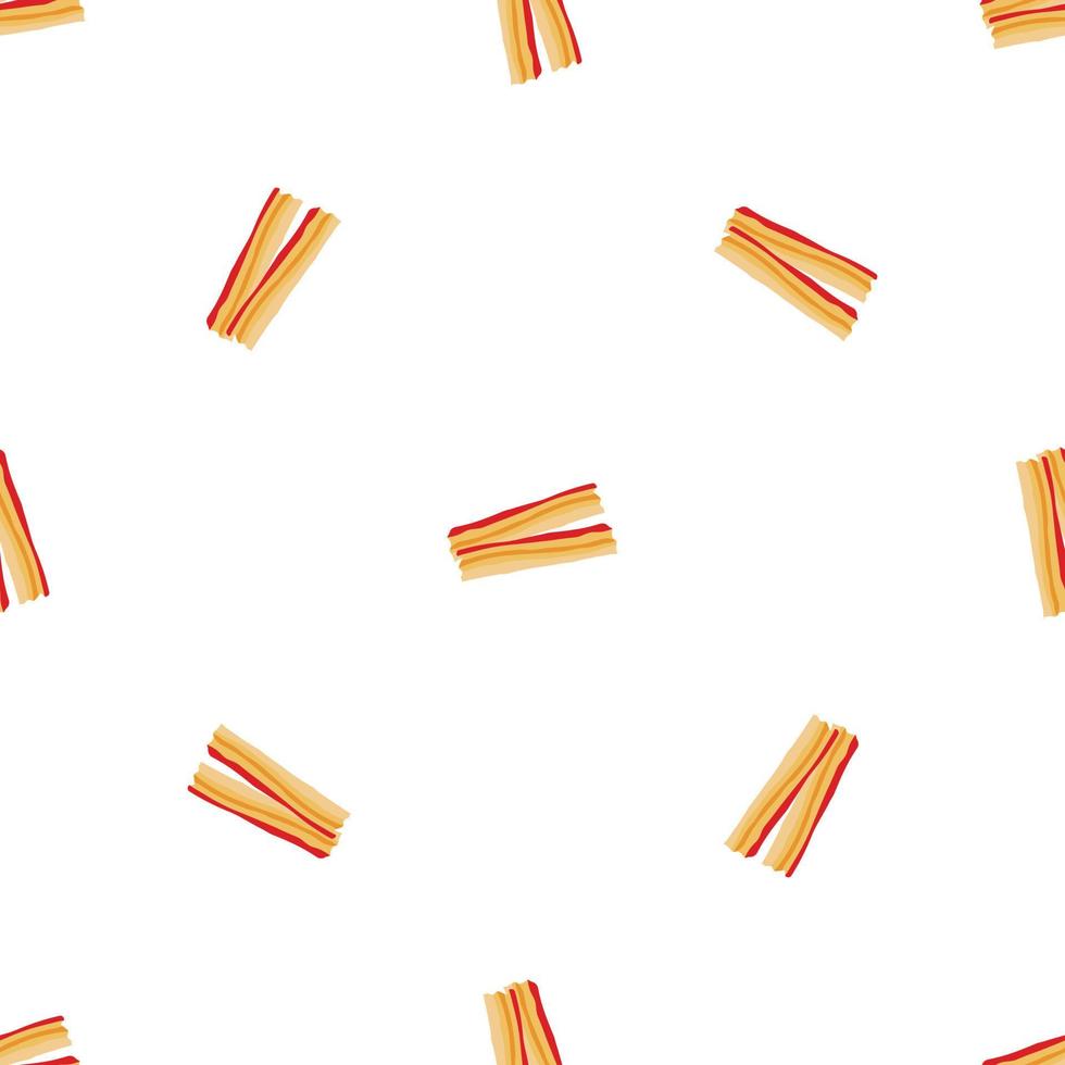 Burger bacon sticks pattern seamless vector