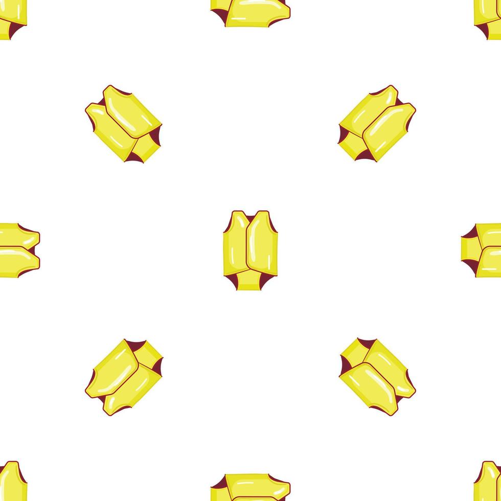 vector transparente de patrón de chaleco de natación amarillo
