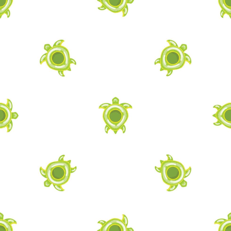 Inflatable turtle pattern seamless vector