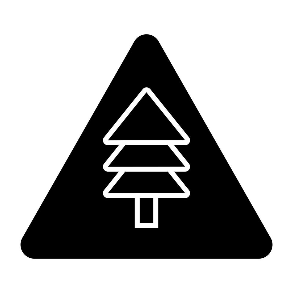 Modern design icon of trees vector