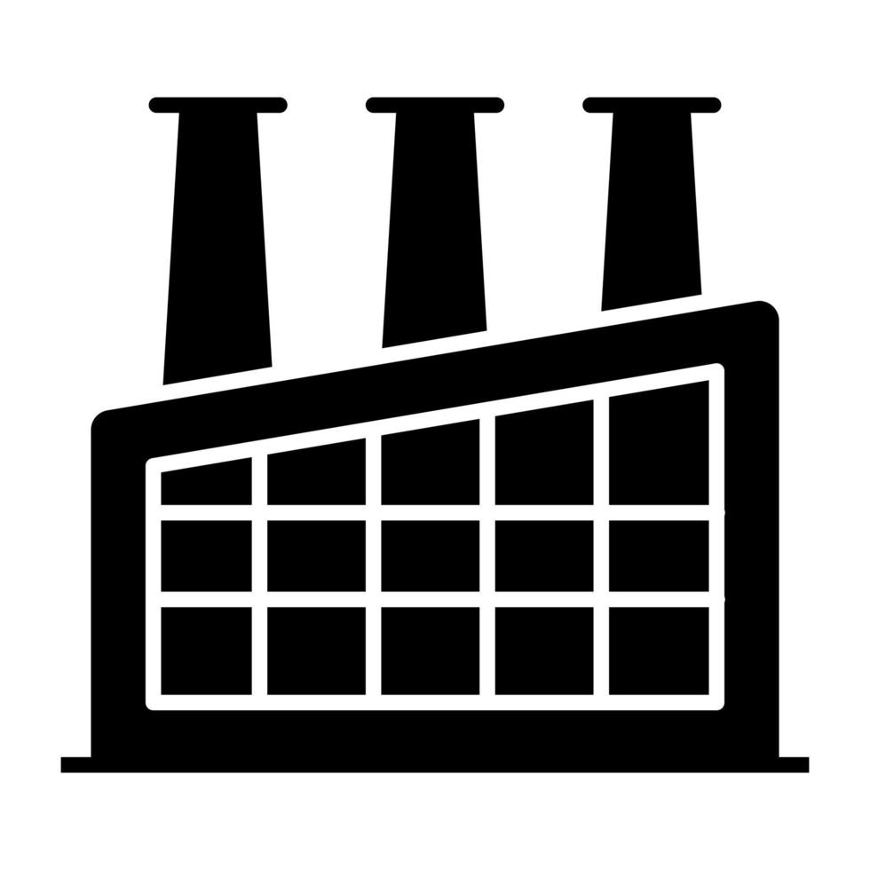 Perfect design icon of factory building vector