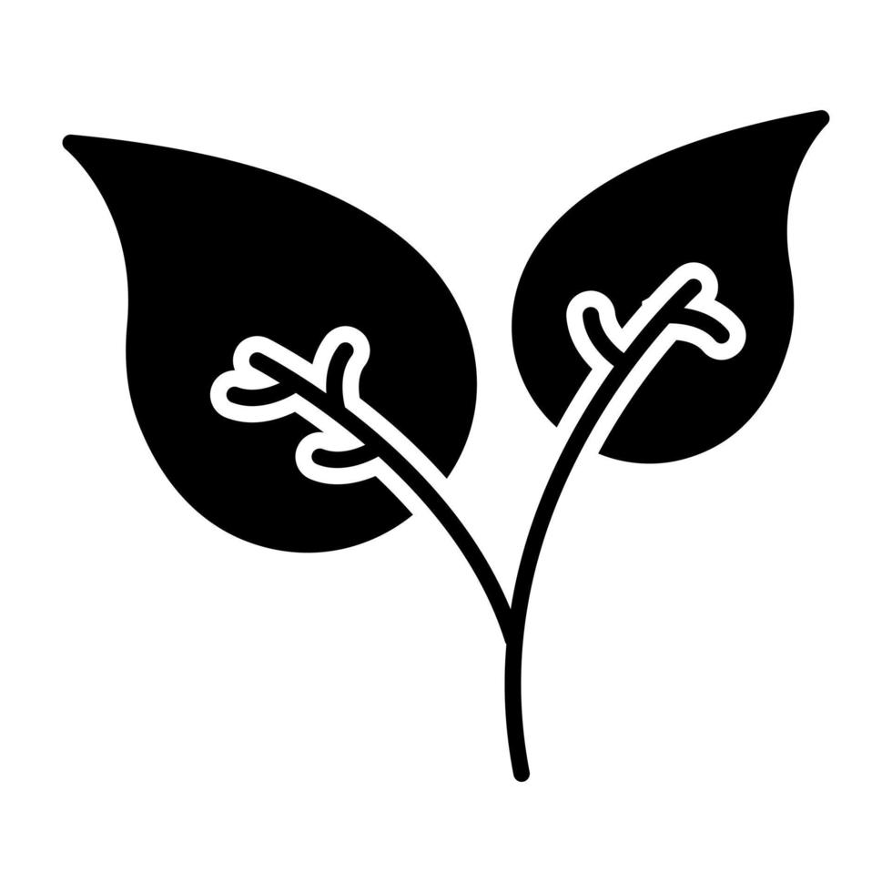 Perfect design icon of leave vector