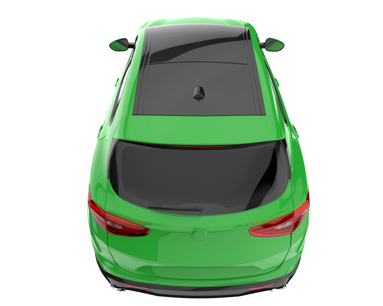 Realistic SUV isolated on transparent background. 3d rendering - illustration png