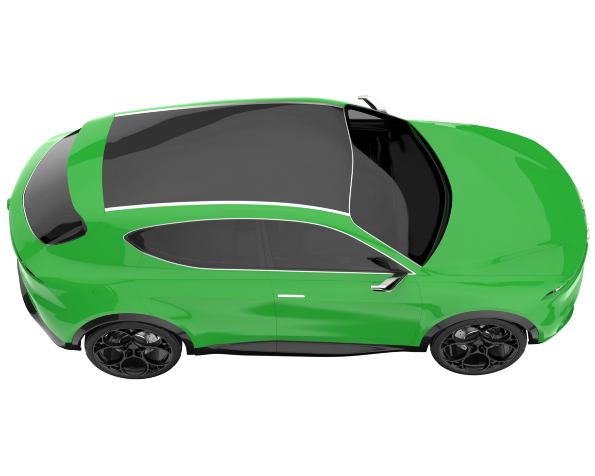 Realistic SUV isolated on transparent background. 3d rendering - illustration png