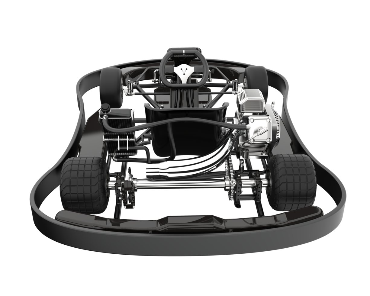 voiture moderne isolée sur fond transparent. rendu 3d - illustration png