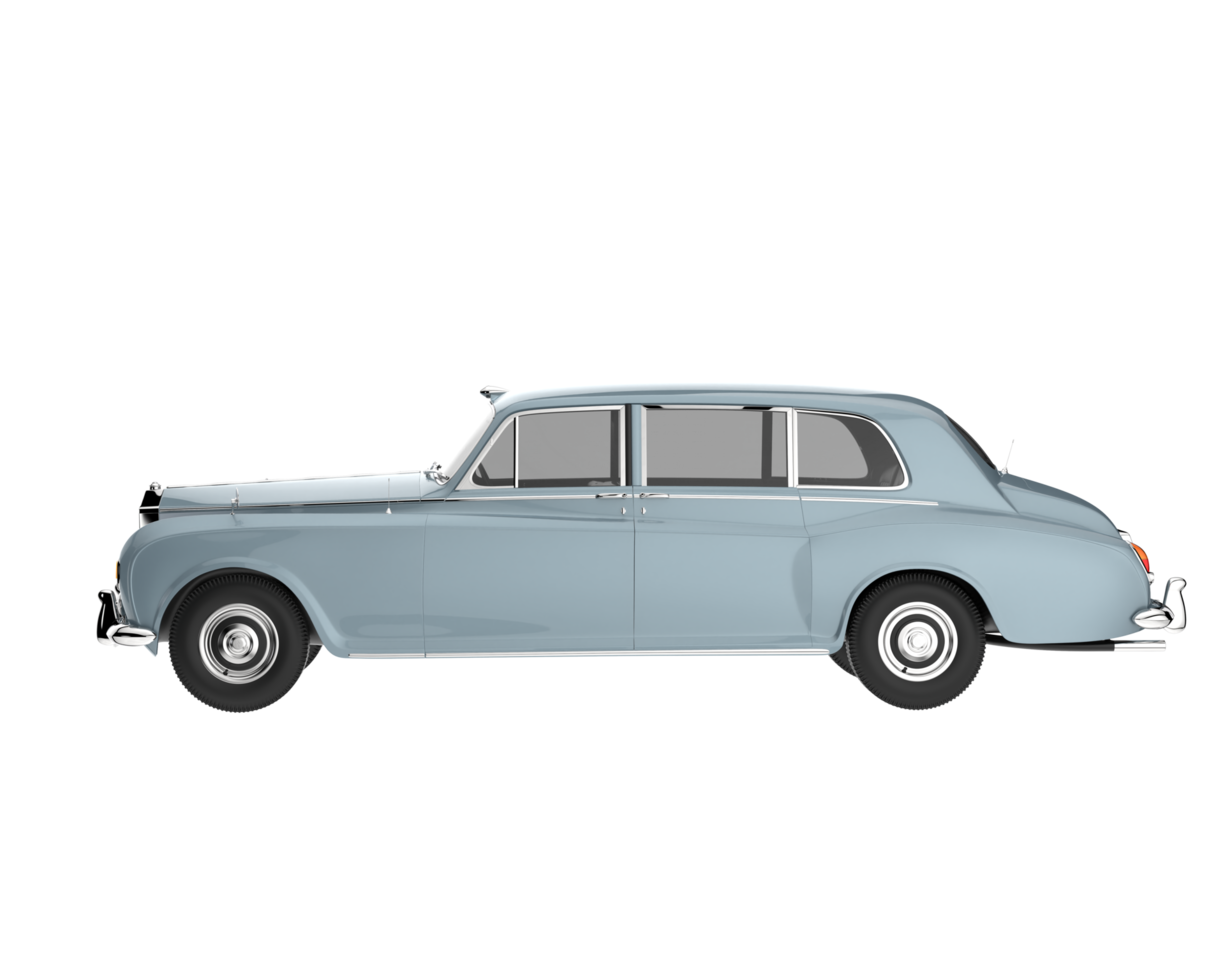 Modern car isolated on transparent background. 3d rendering - illustration png