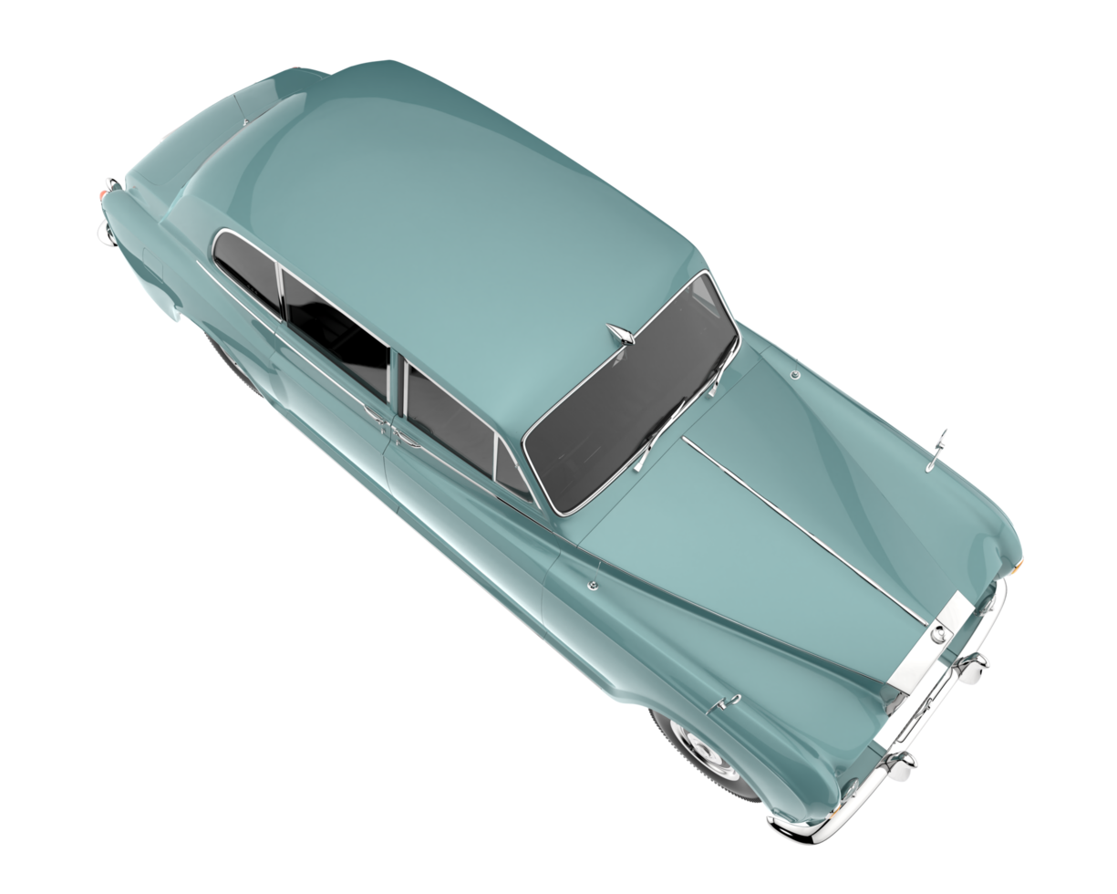 Modern car isolated on transparent background. 3d rendering - illustration png