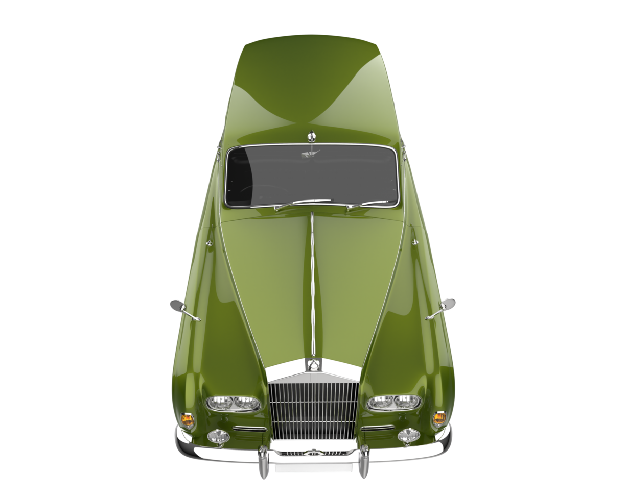 Modern car isolated on transparent background. 3d rendering - illustration png