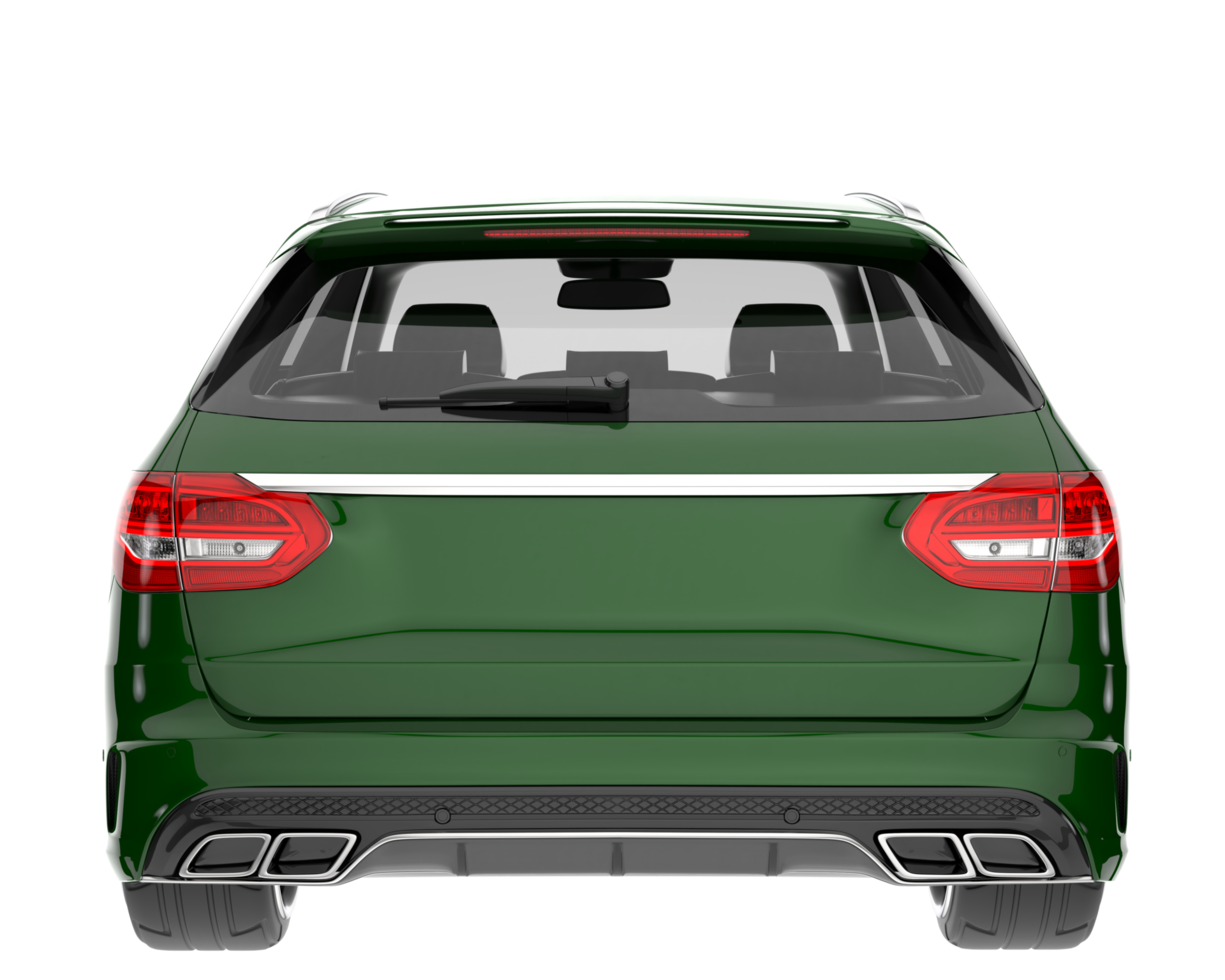 Modern car isolated on transparent background. 3d rendering - illustration png