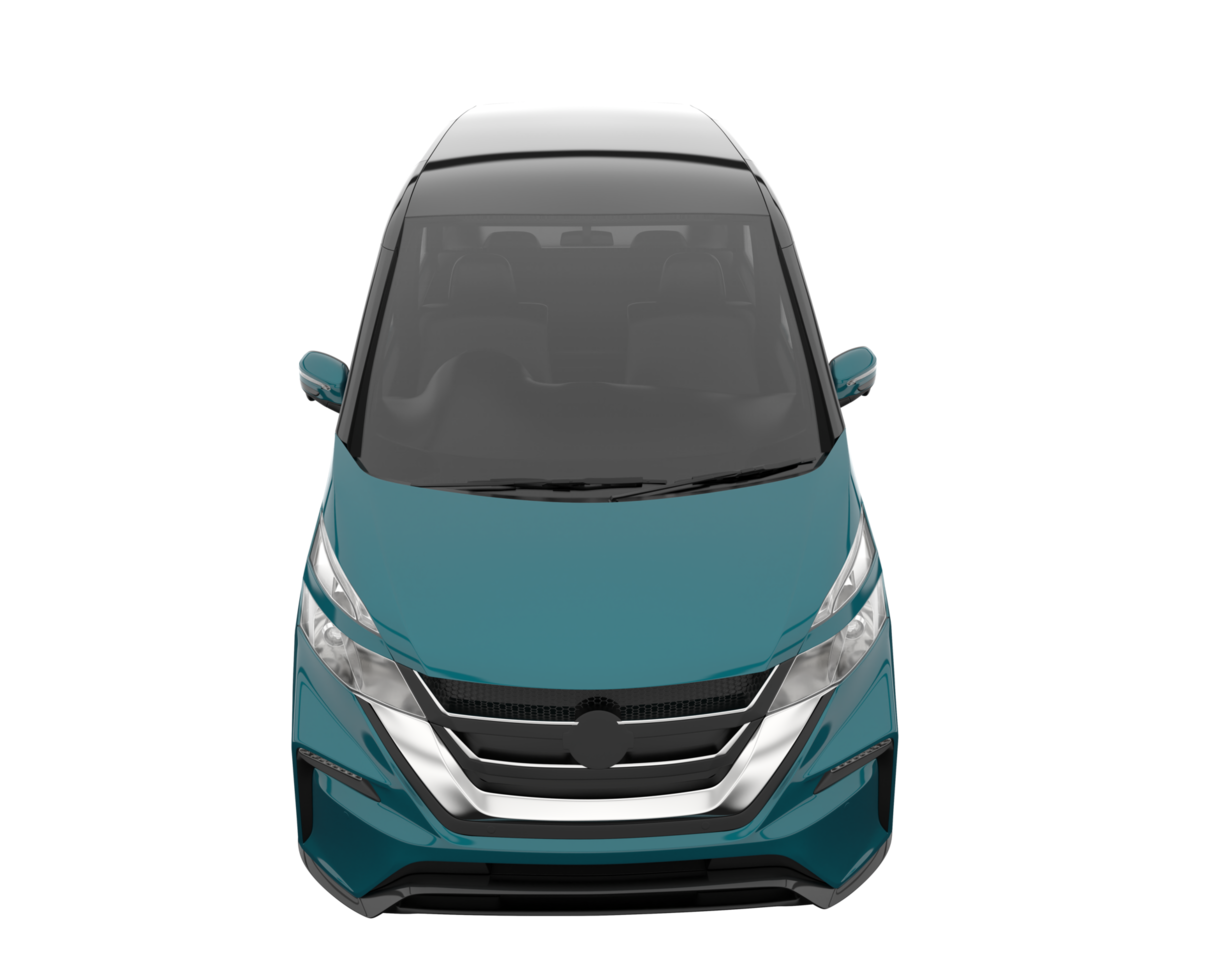 Modern car isolated on transparent background. 3d rendering - illustration png