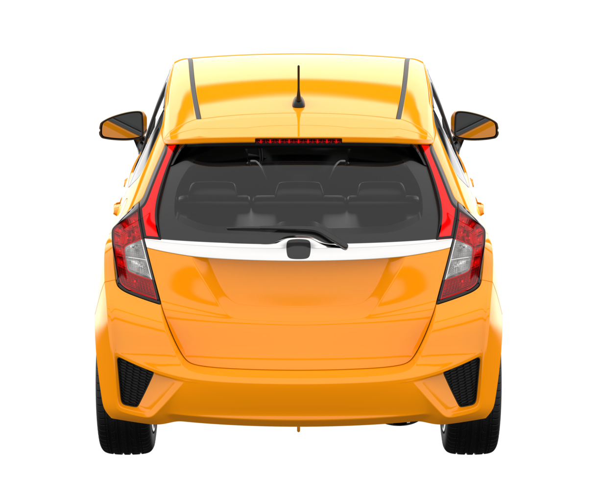 Modern car isolated on transparent background. 3d rendering - illustration png