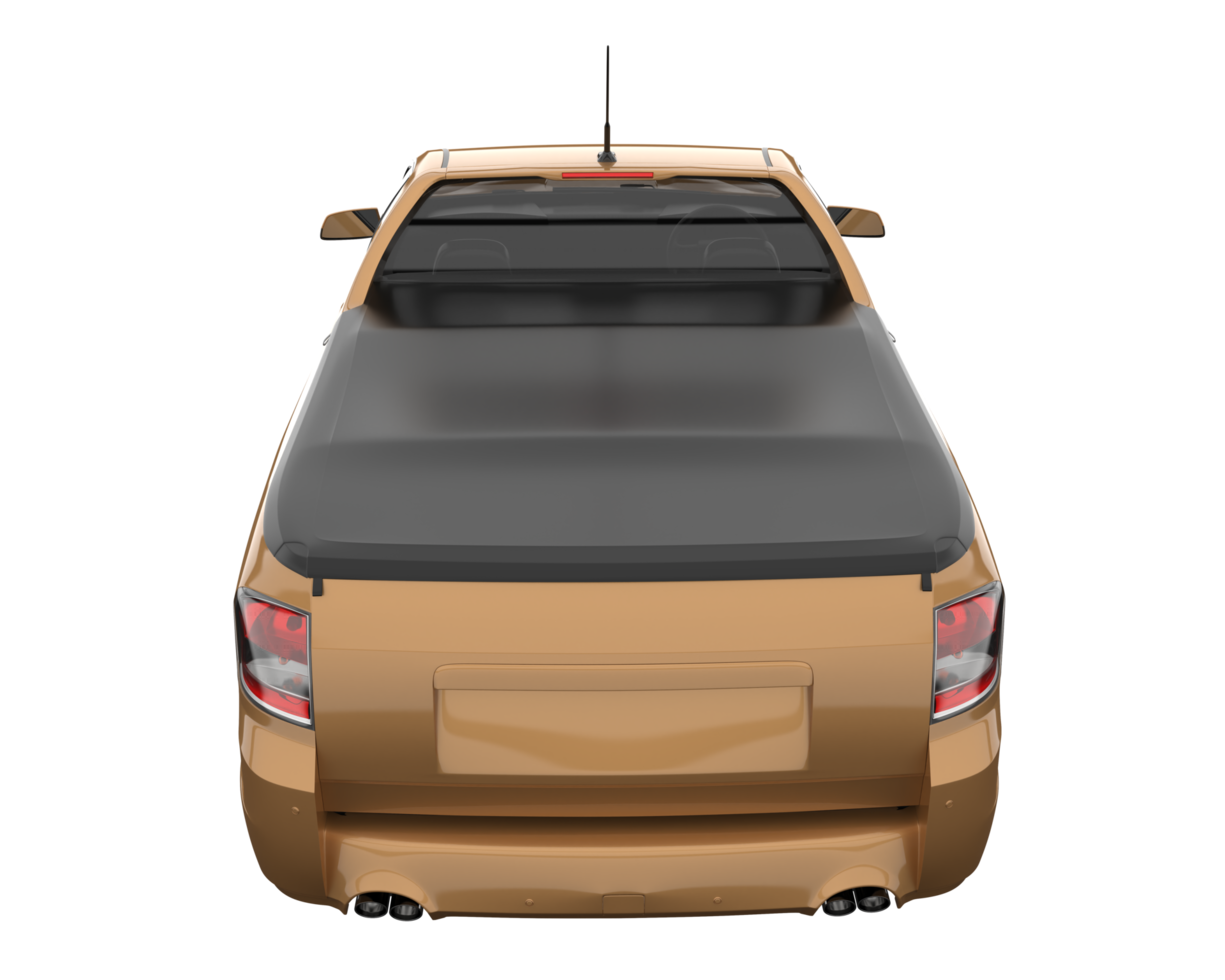 Modern car isolated on transparent background. 3d rendering - illustration png