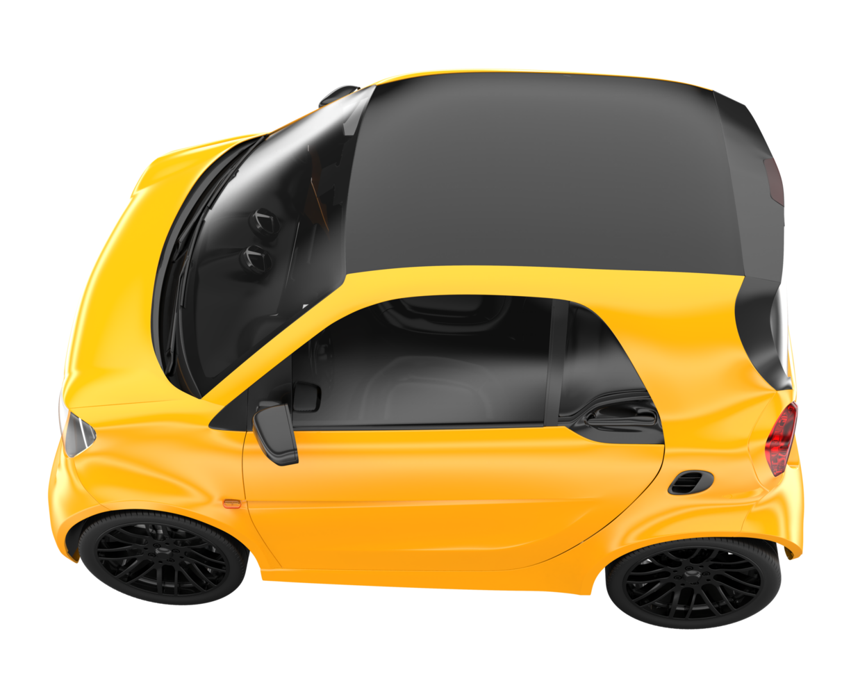 Modern car isolated on transparent background. 3d rendering - illustration png